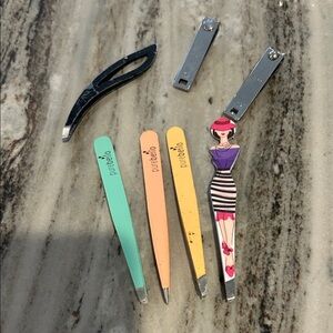 Purebello Tweezer and Nail Clipper Set 7 pieces